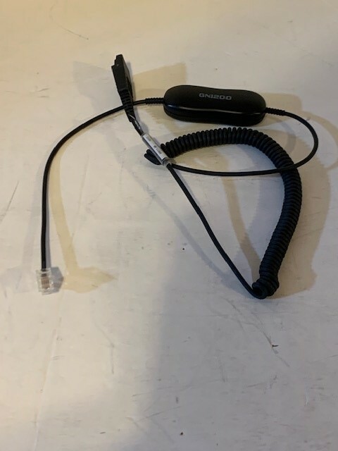 Lot of 4 - NEW  JABRA Smart Cord GN 1200 20in 88011-99  20" Straight SmartCord