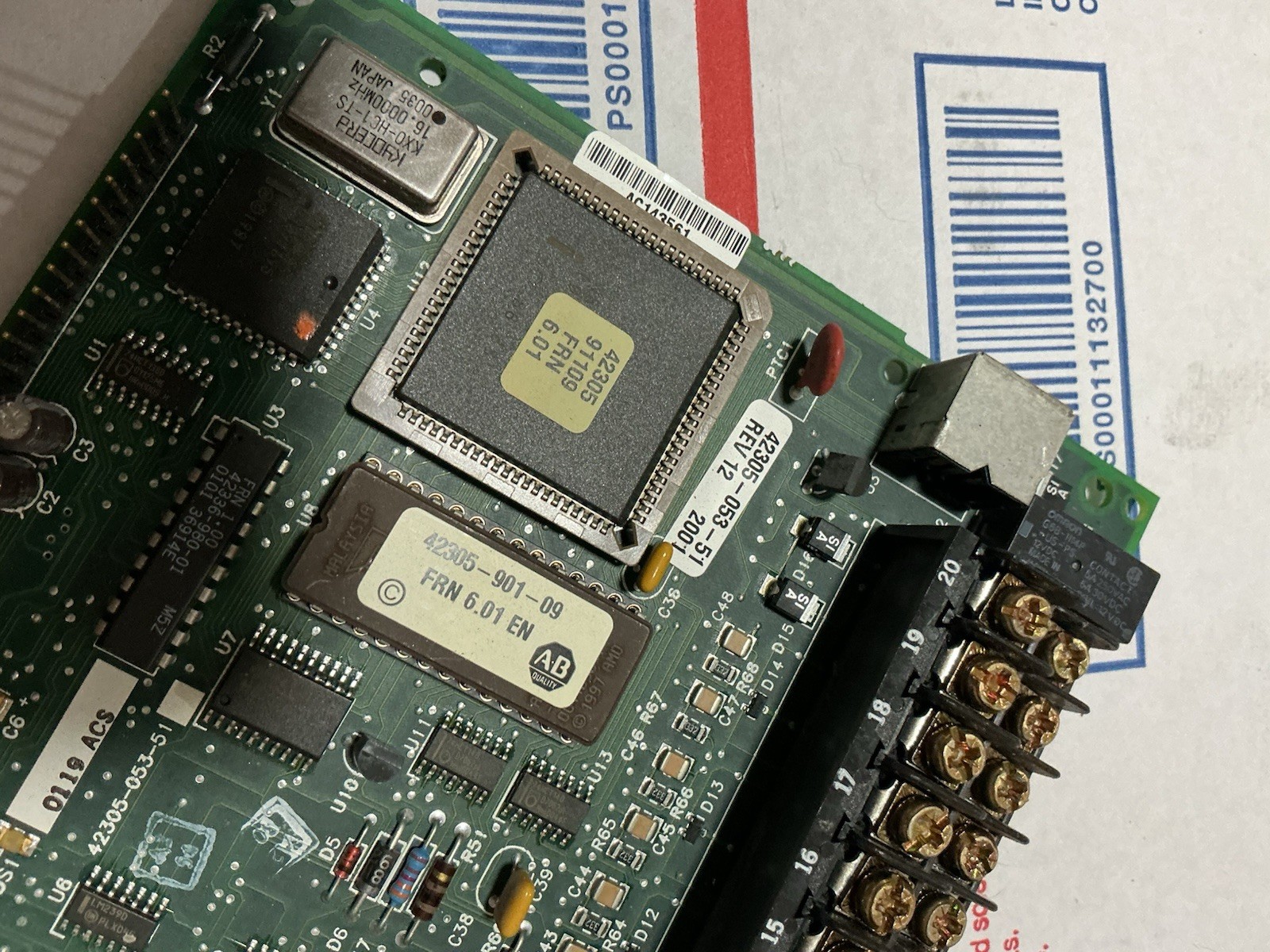 ALLEN BRADLEY 42305-053-51 DRIVE CONTROL BOARD E6
