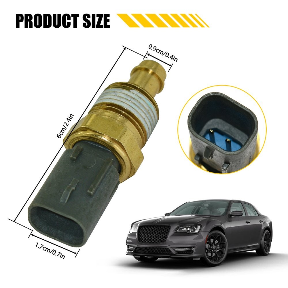 For Jeep Cherokee Commander Liberty Wrangler Coolant Engine Temperature Sensor
