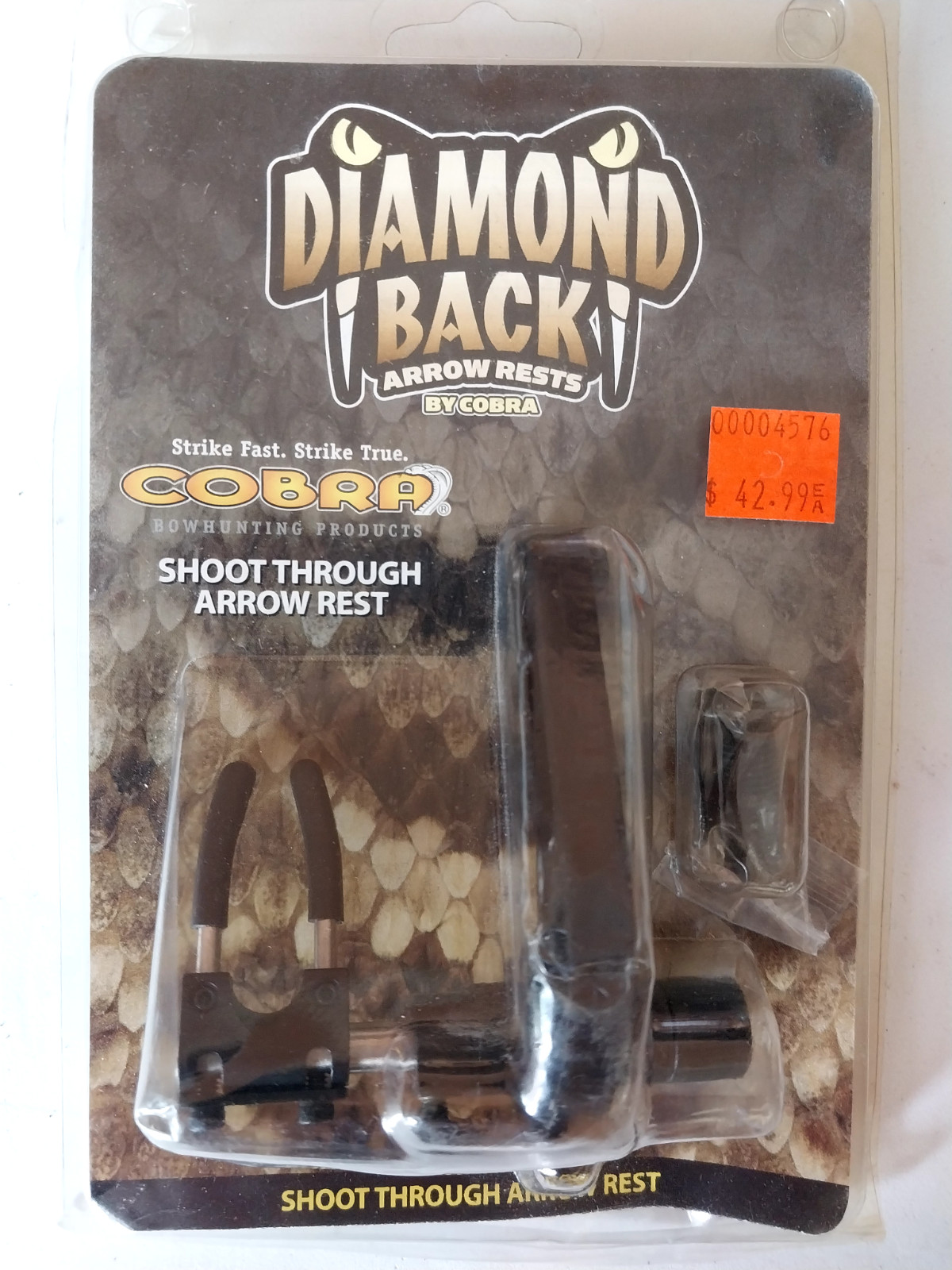 Cobra Double Diamond w/ Metal Launcher, Blk,  C-549BLK LH