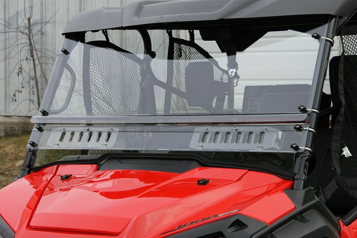 Honda Pioneer 1000 MAX-FLO Vented Windshield (fits Honda Pioneer 1000-5)