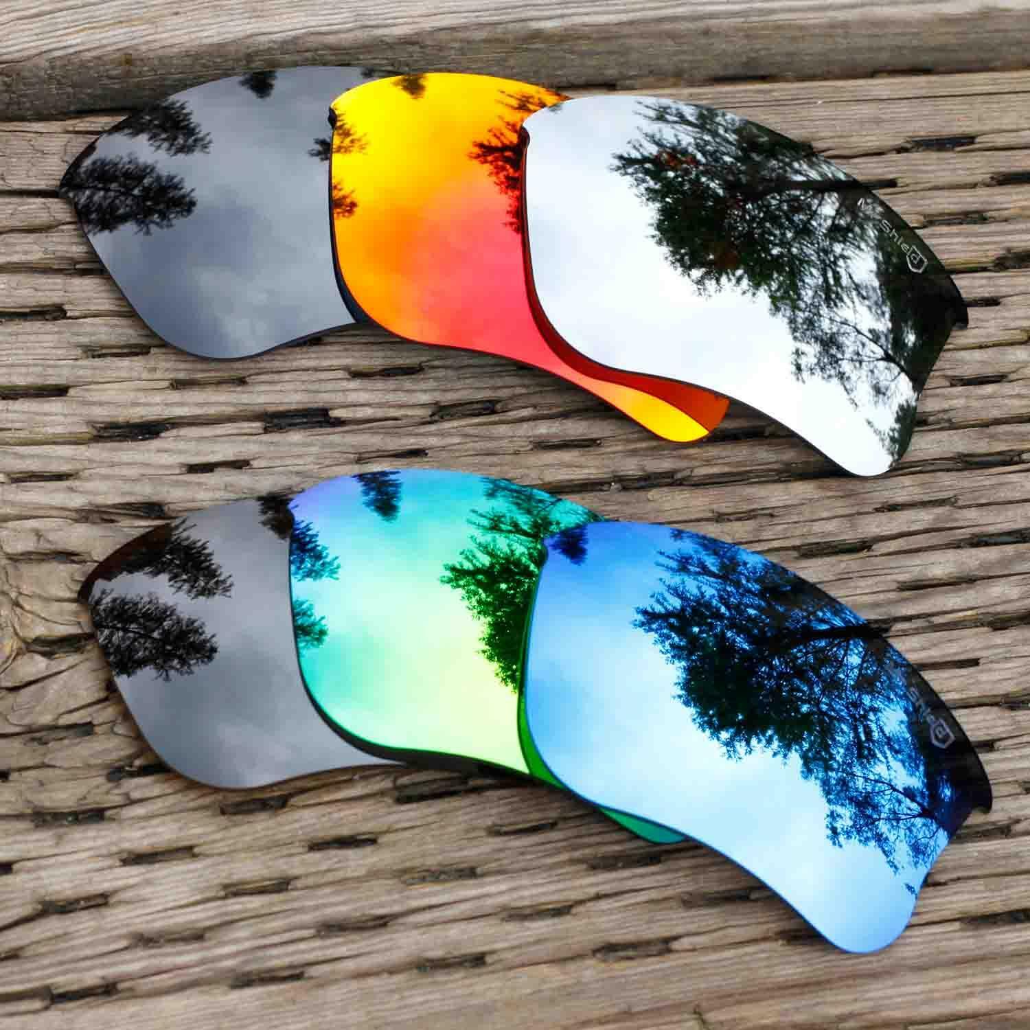 Walleva Replacement Lenses for Oakley Flak Jacket XLJ - Multiple Options