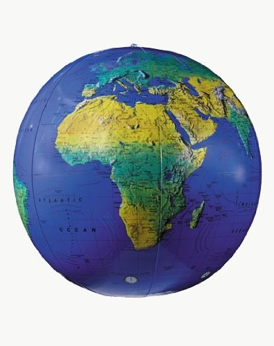 Replogle Inflatable Globe , Dark Blue 27"