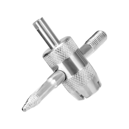 4-Way Valve Core Tool Tire Valve Tools, 4-in-1 Automobile Tire Valve Stem Core