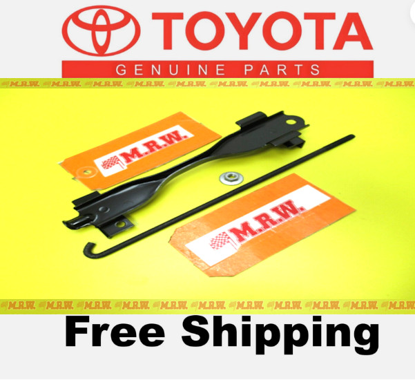 2006 TOYOTA YARIS BATTERY HOLD DOWN STRAP CLAMP NUT ROD BOLT HOOK BRACKET OEM 06