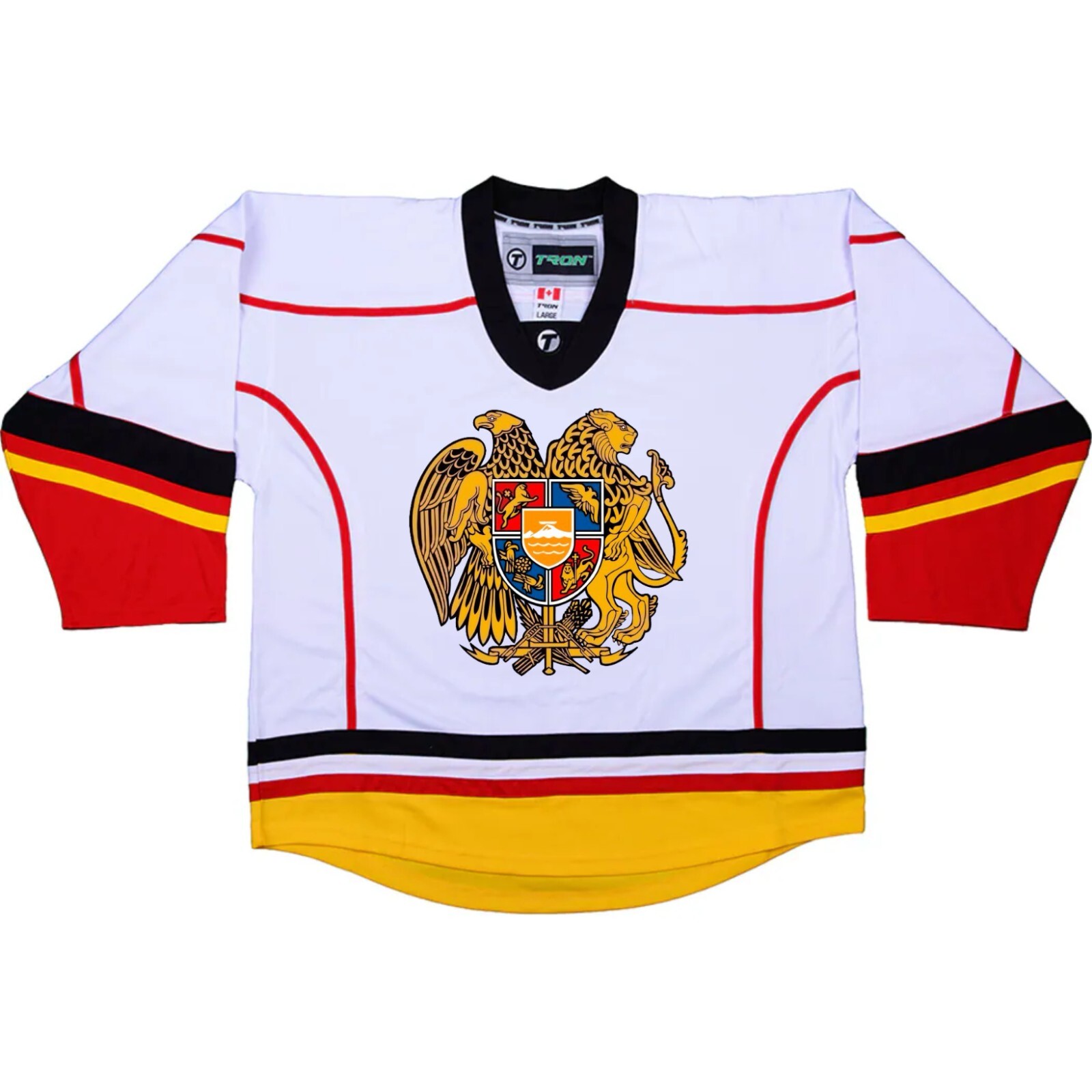 Armenia Heritage Ice Hockey Armenian Jersey!  Free Shipping