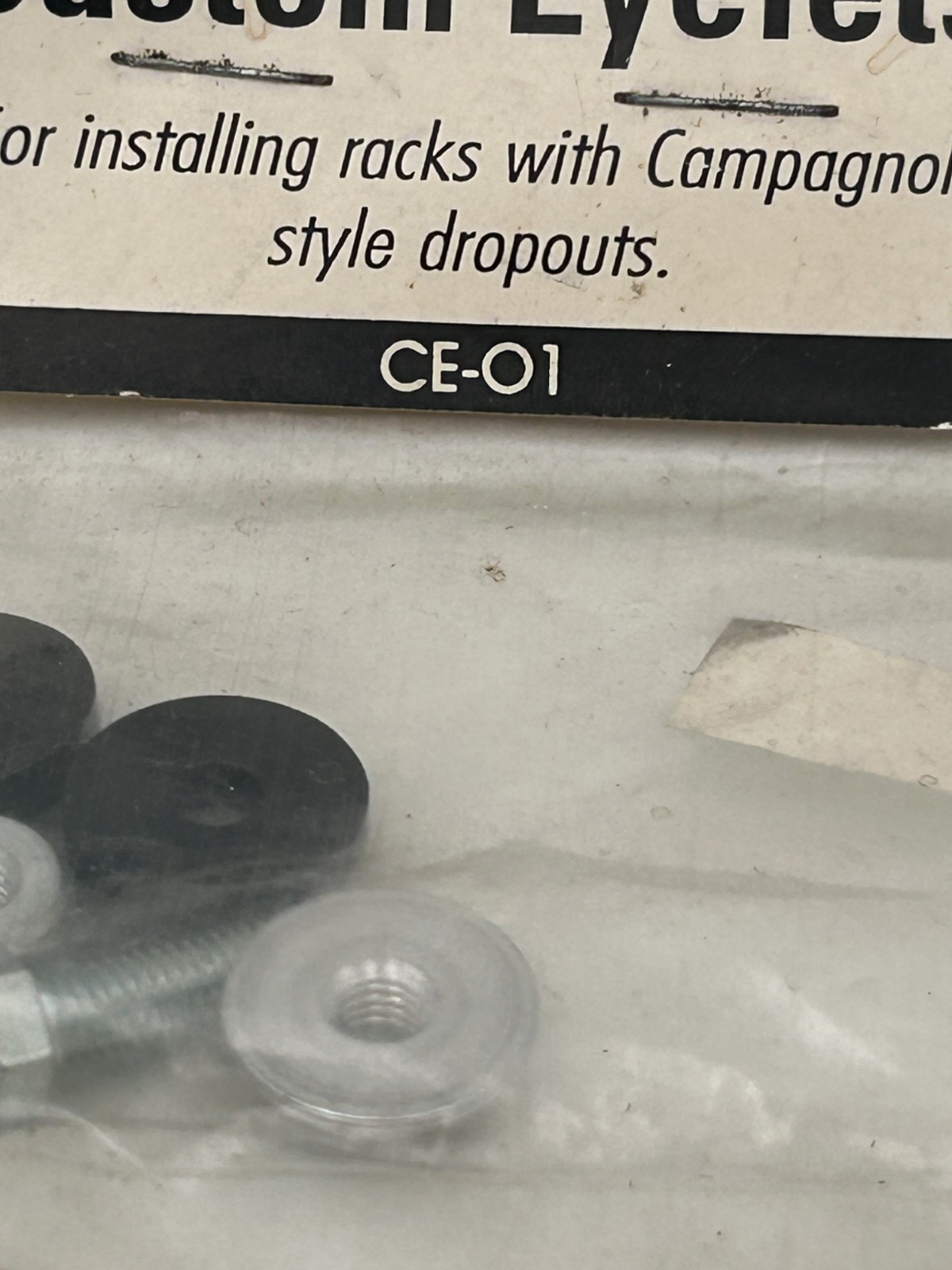 Blackburn CE-01 Custom Eyelets For Installing Racks w Campagnolo Style Dropouts