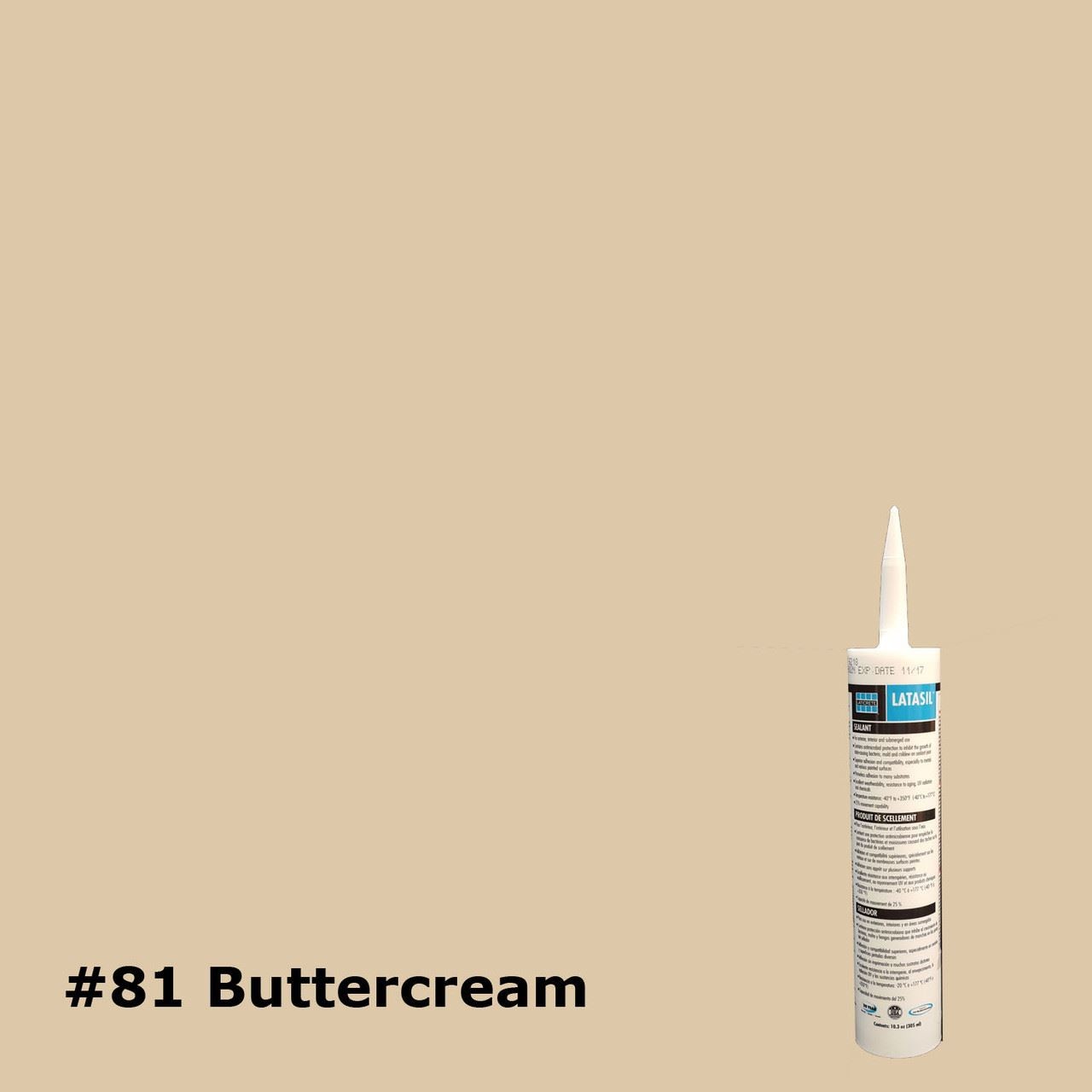 Latasil Caulk #81 Butter Cream 10.3oz