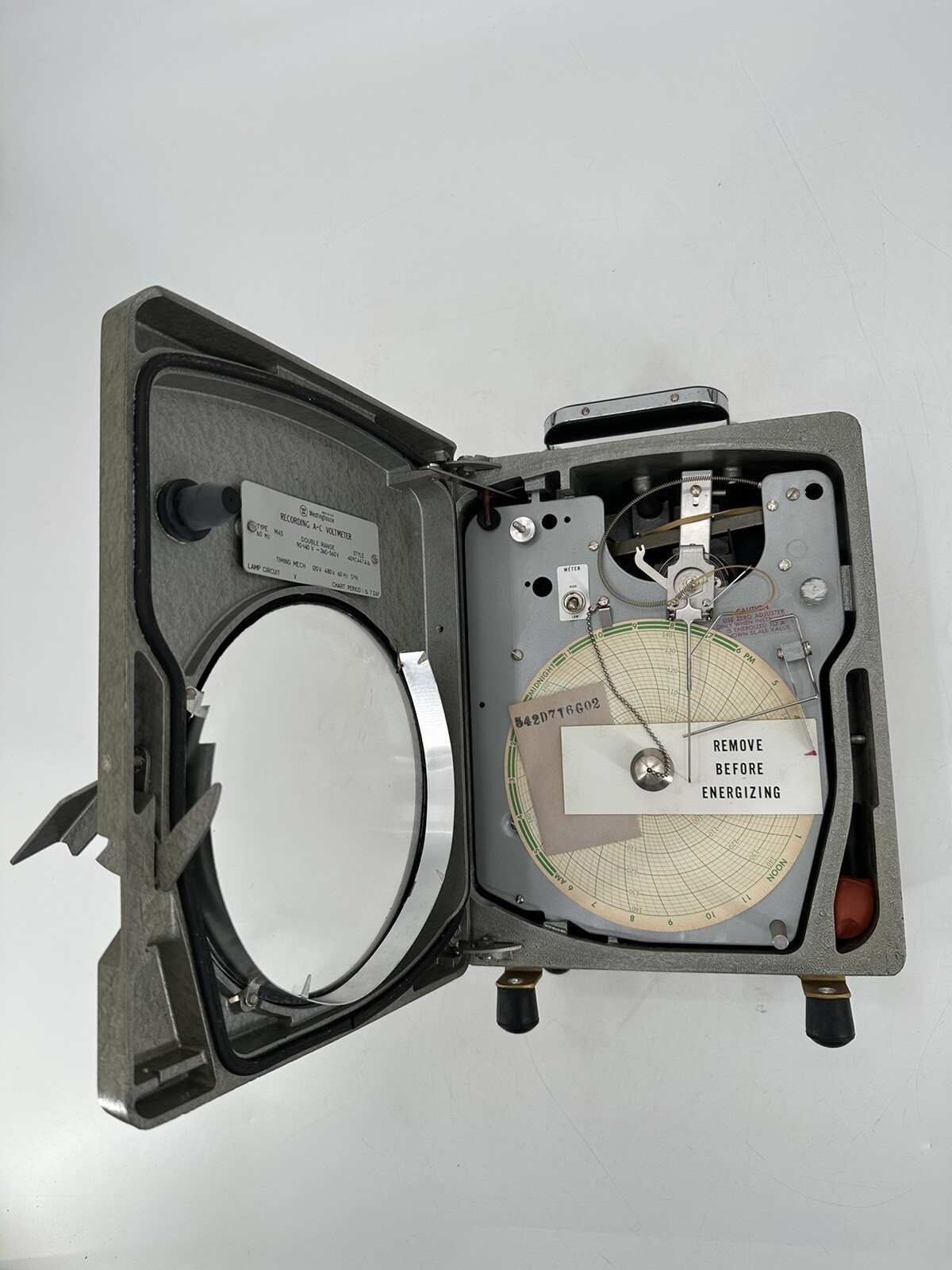 WESTINGHOUSE M45 RECORDING AC VOLTMETER Double Range 90-140V