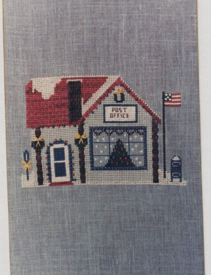Post Office Christmas Village Stitchery Cross Stitch Pattern Holly House Designs