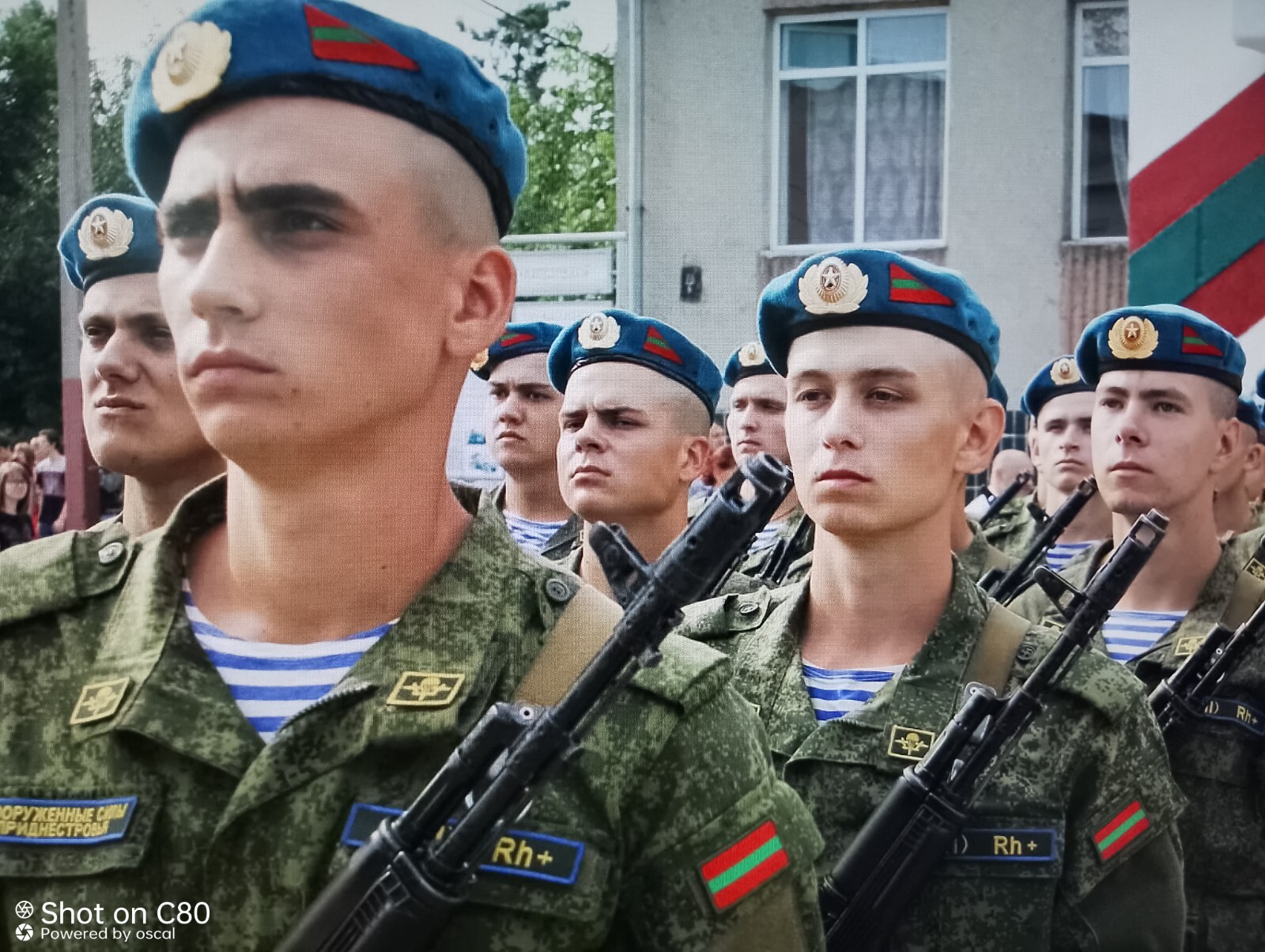 2023, Transnistria, two Airborne Troops patches, field version. Embroidery.