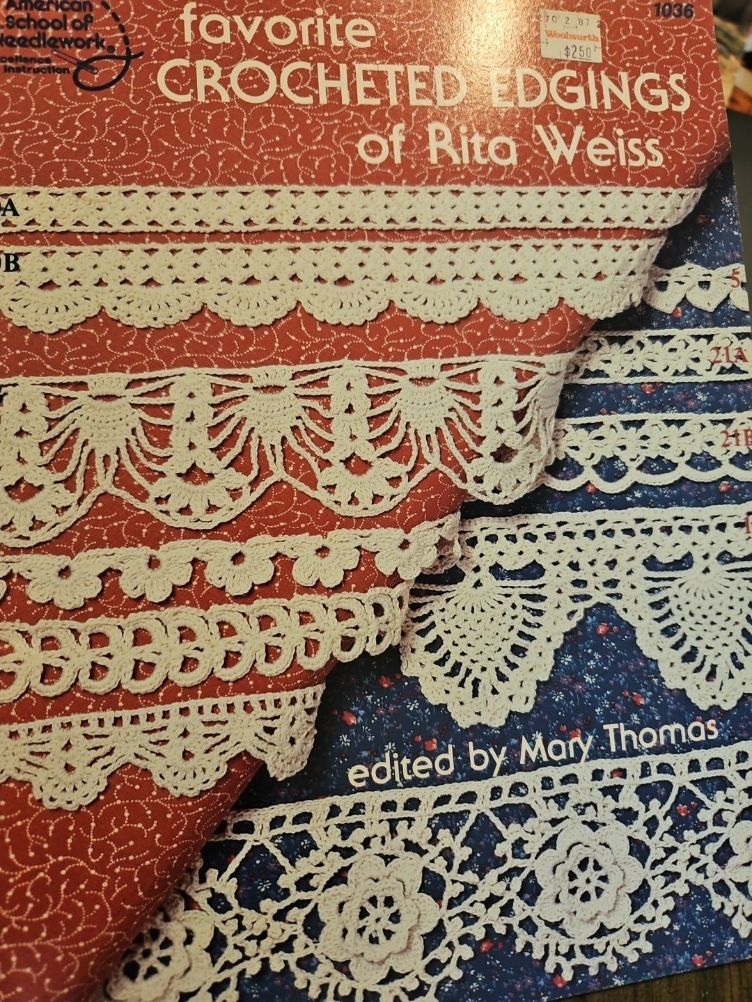 ASN Rita Weiss Chocheted Edges Crochet Pattern Book 1036