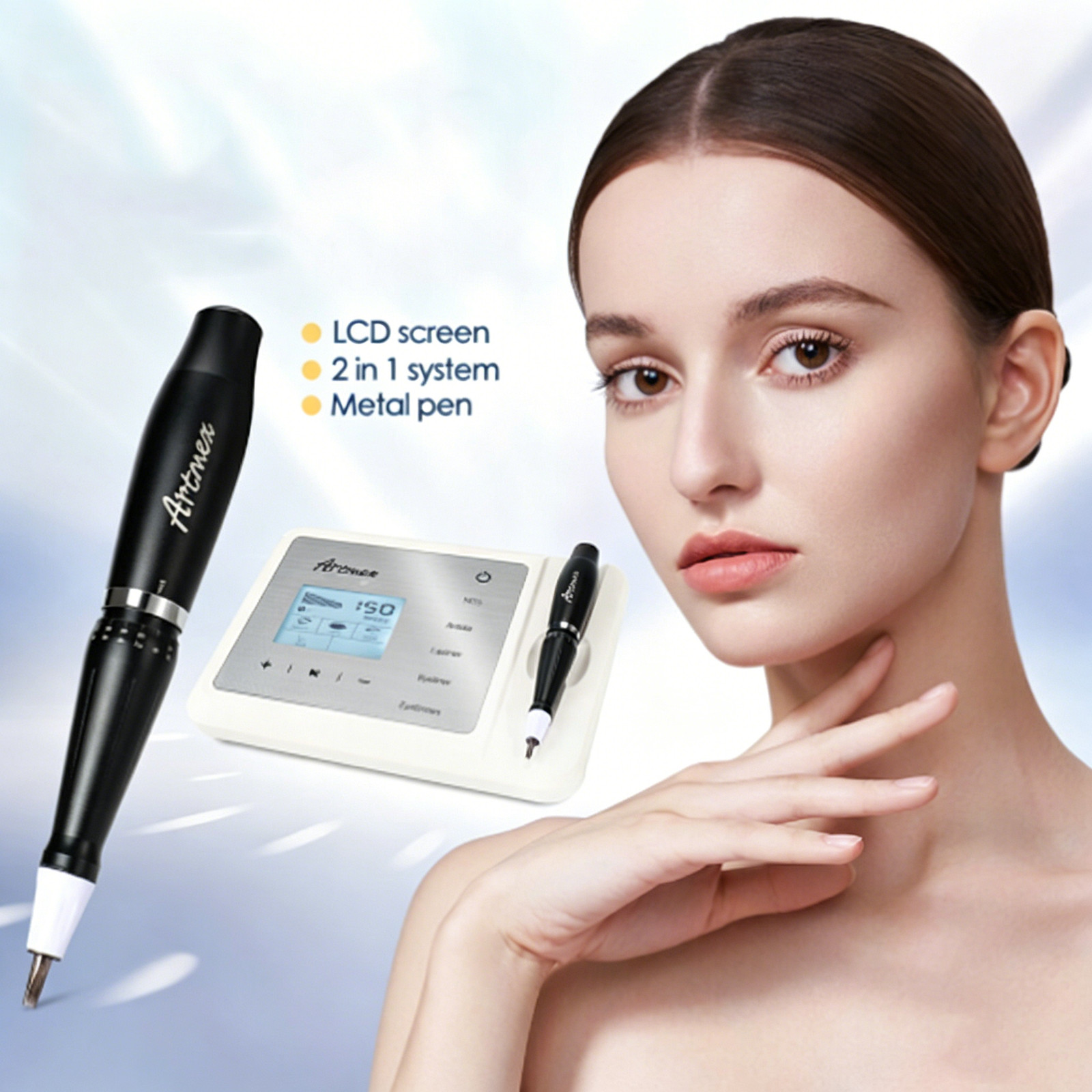 Permanent Make Up Machine Rotary Tattoo Machine Kit Microblading Beauty Device