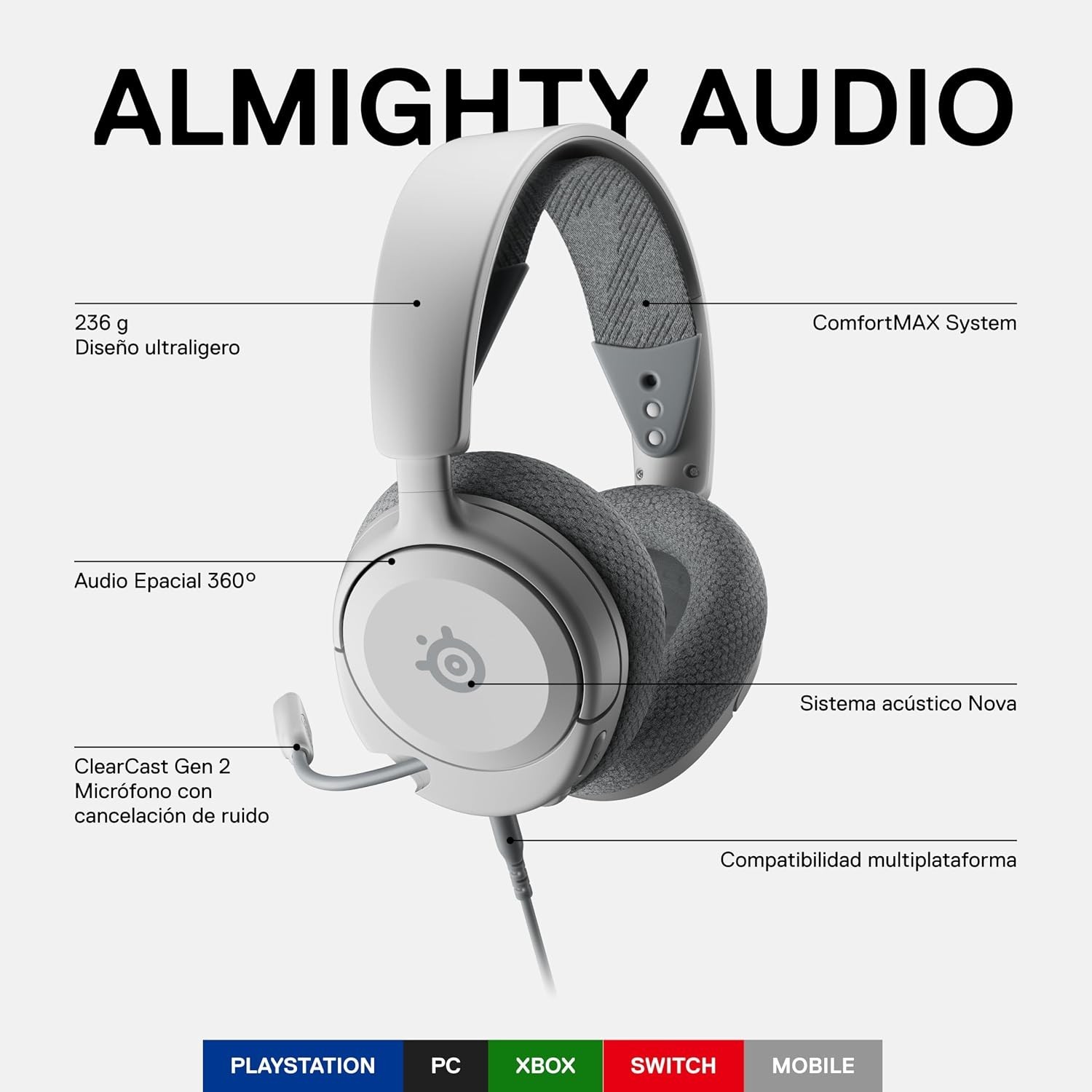 Arctis Nova 1P Multi-System Gaming Headset — Hi-Fi