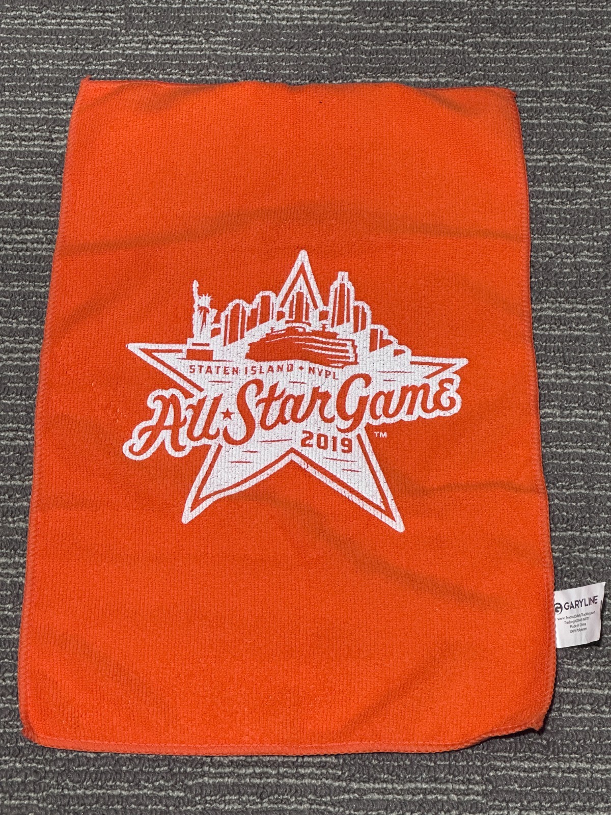Staten Island Yankees NY Penn 2019 SGA All Star Game Orange Rally Towel Rare New