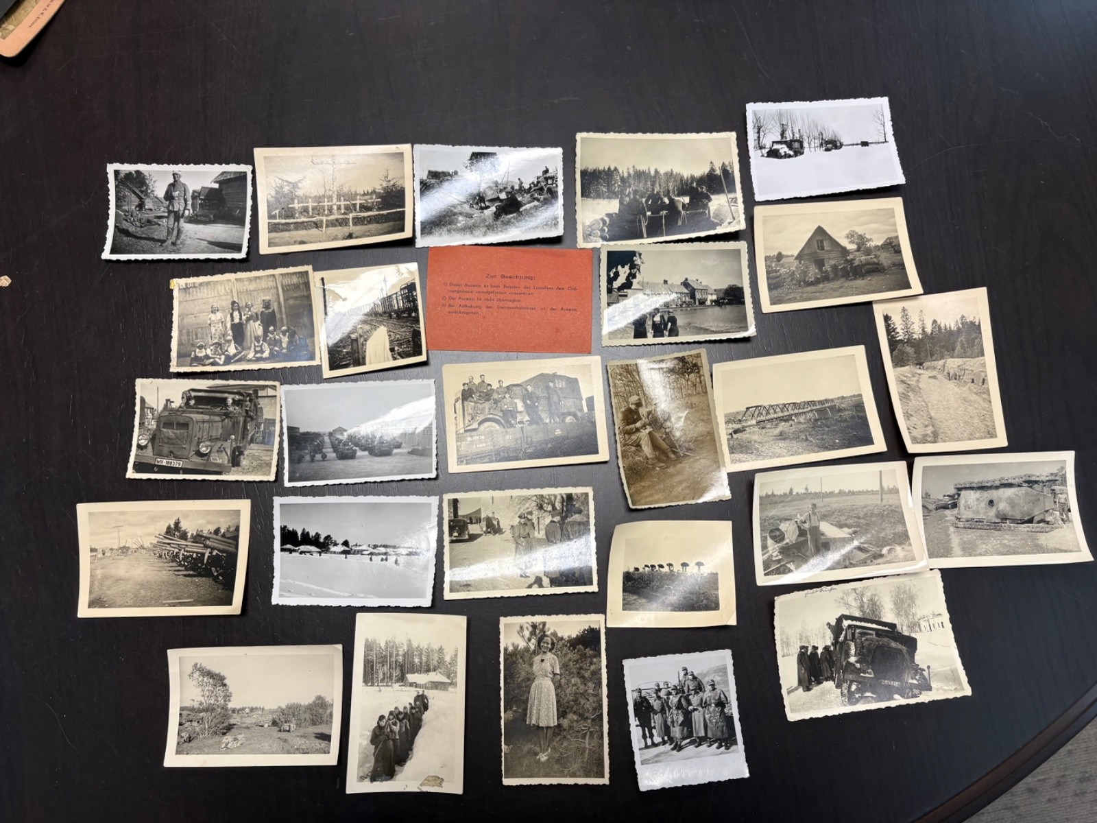 26 GERMAN WW 2 EASTERN FRONT, PANZER. ORIGINAL. QUALITY. ALBUM PICTURES.