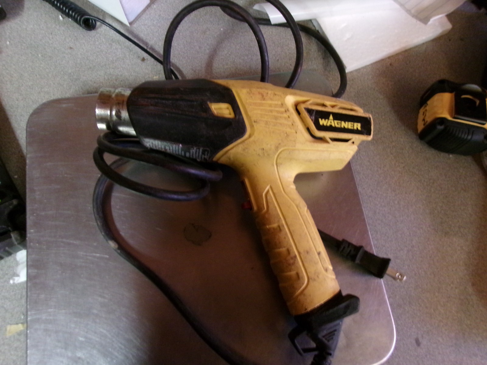 WAGNER 2363333 Corded Electric Heat Gun 120 VAC 1200W Yellow   H