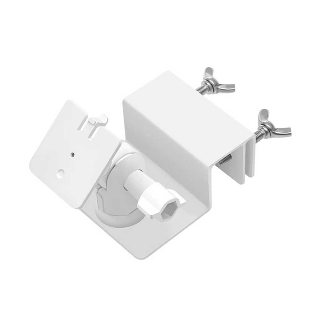 Adjustable Solar Panel Gutter Bracket Aluminum Alloy White Mounting Kit