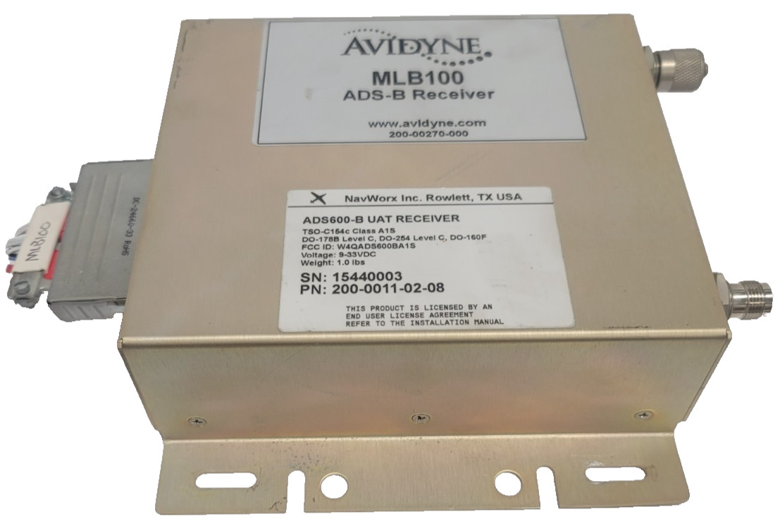 AVIDYNE MLB100 ADSB-B Receiver