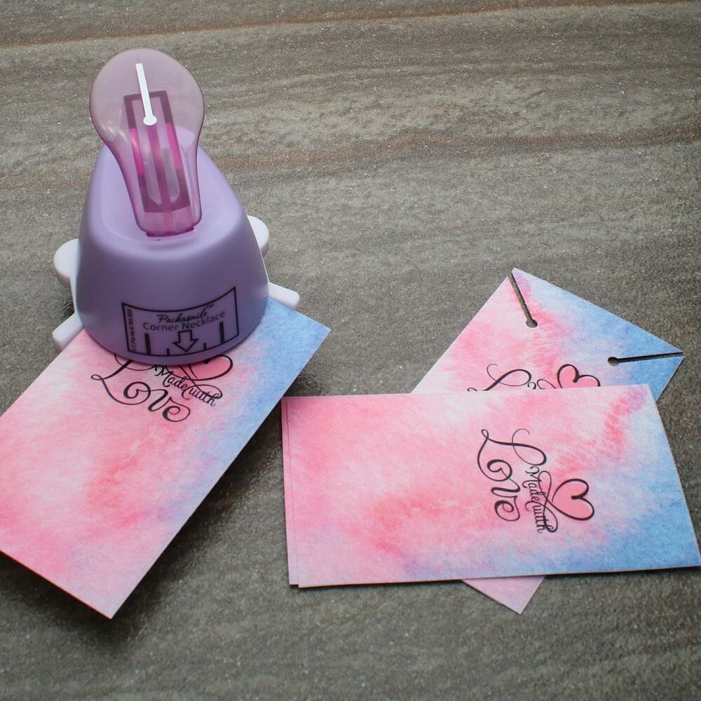 Necklace Card Punch, 1 Easy Corner Punch Tool to Make Your Own Necklace Displays