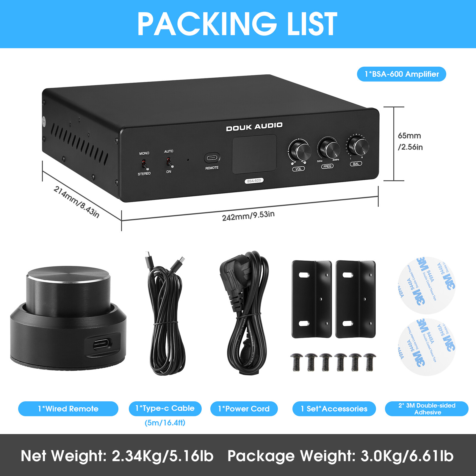 TPA3255 Power Amplifier for Bass Shaker Home Theater Subwoofer Power Amp 230W