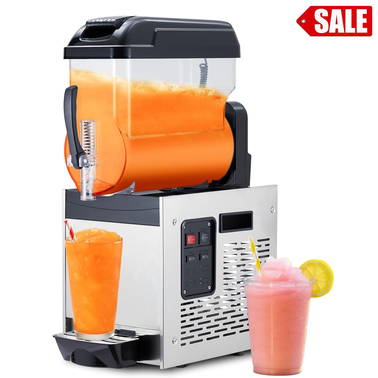 Commercial Slushy Machine 12L Margarita Smoothie Cold Frozen Drink Maker