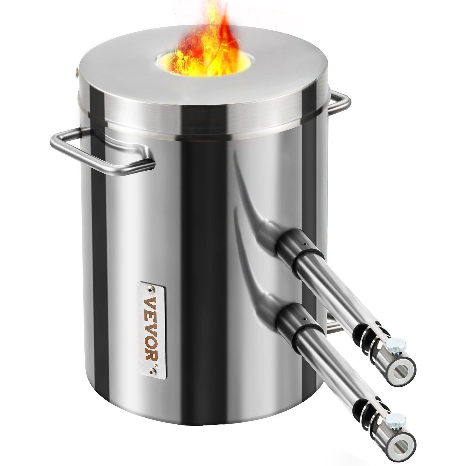 12kg Dual-Burner Propane Foundry Kit Stainless Steel Melter for Metal Scrap