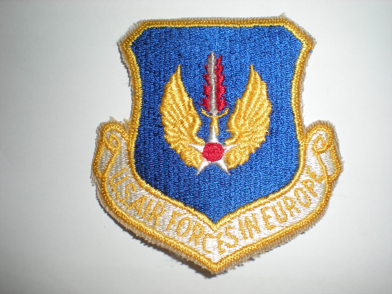 USAF UNITED STATES AIR FORCES IN EUROPE USAFE PATCH - COLOR