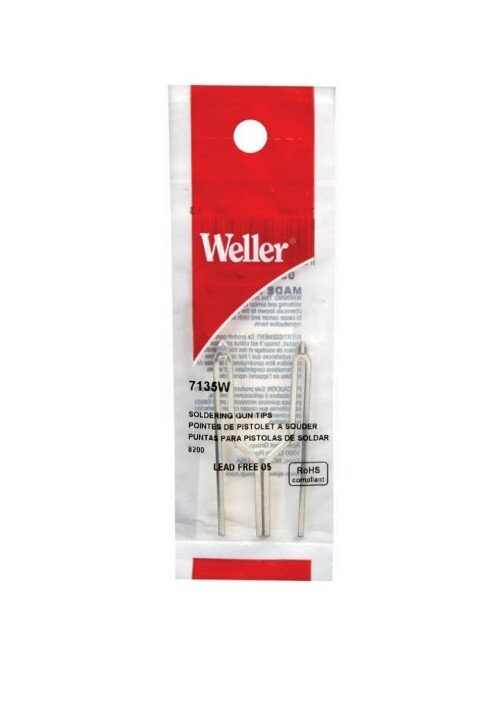 Weller 7135W #7135 Replacement Soldering Gun Tip 8200  Pack of 2  NEW