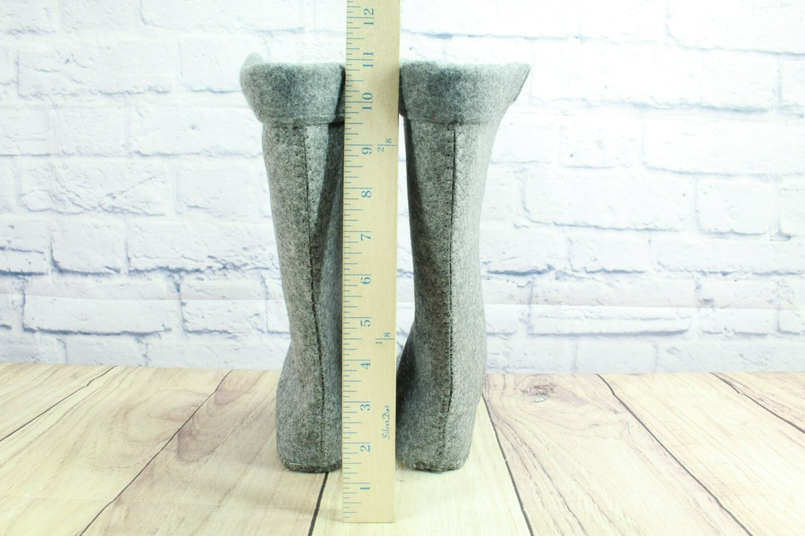 LL Bean Kids Gray Wool Warm Replacement Boot Liner Inserts Size 7