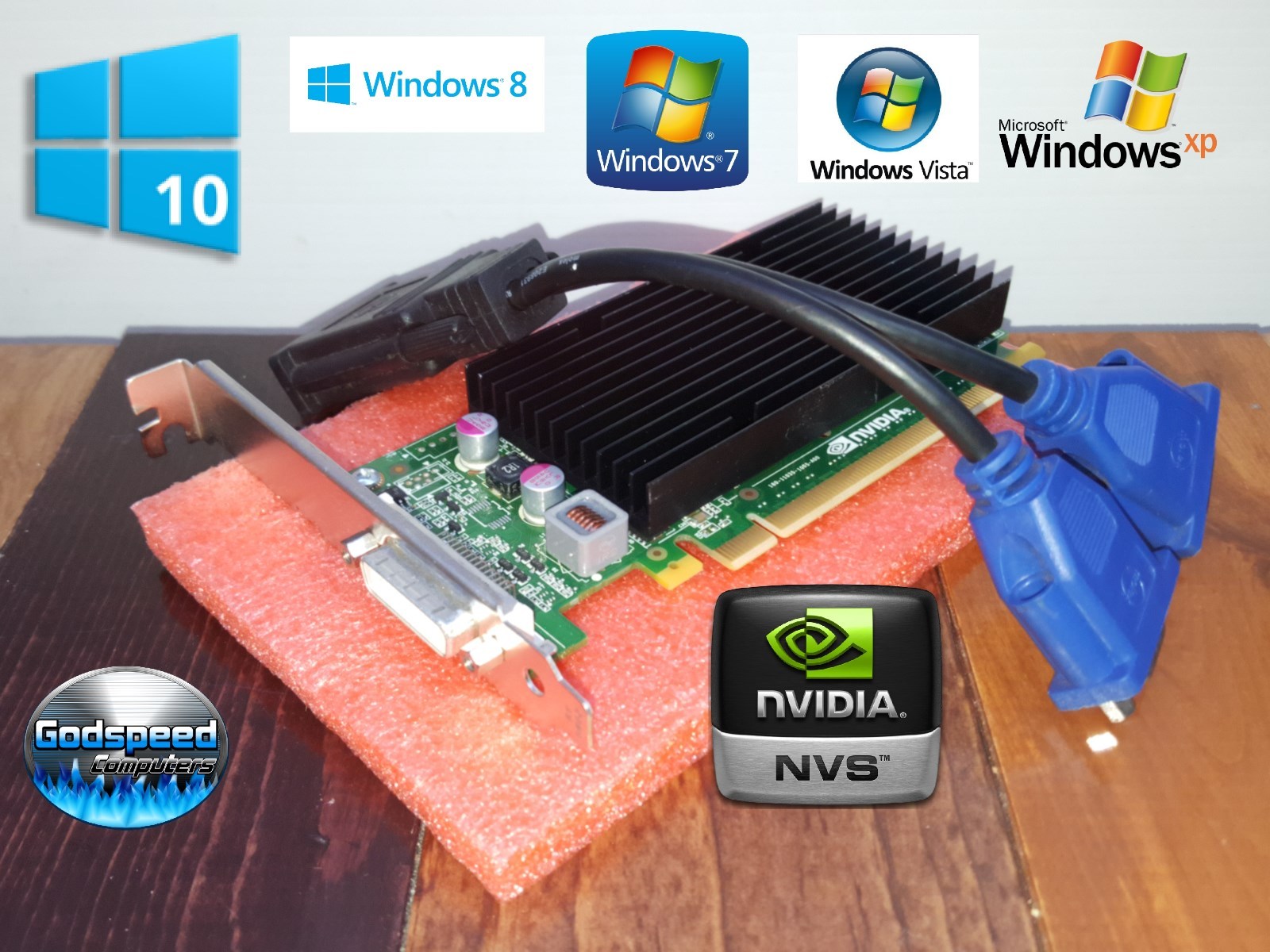 Lenovo M58 M57 H415 H420 H430 M71e M91p M92p M93p E73 Tower Dual VGA Video Card
