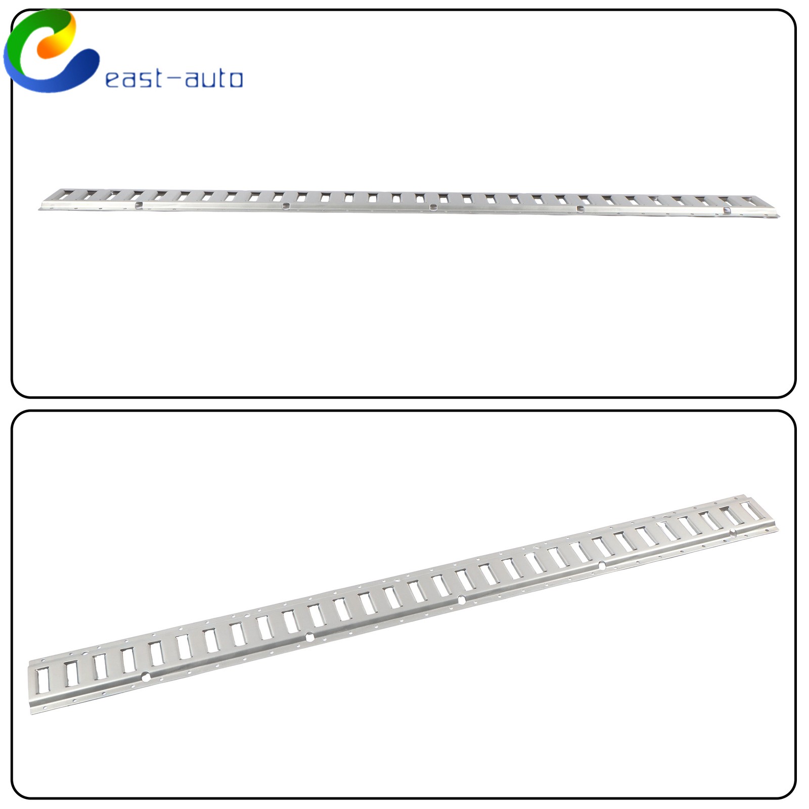 6 Pack 5' E Track Tie Down Rail Kit For Trailer Truck Van Galvanized Steel