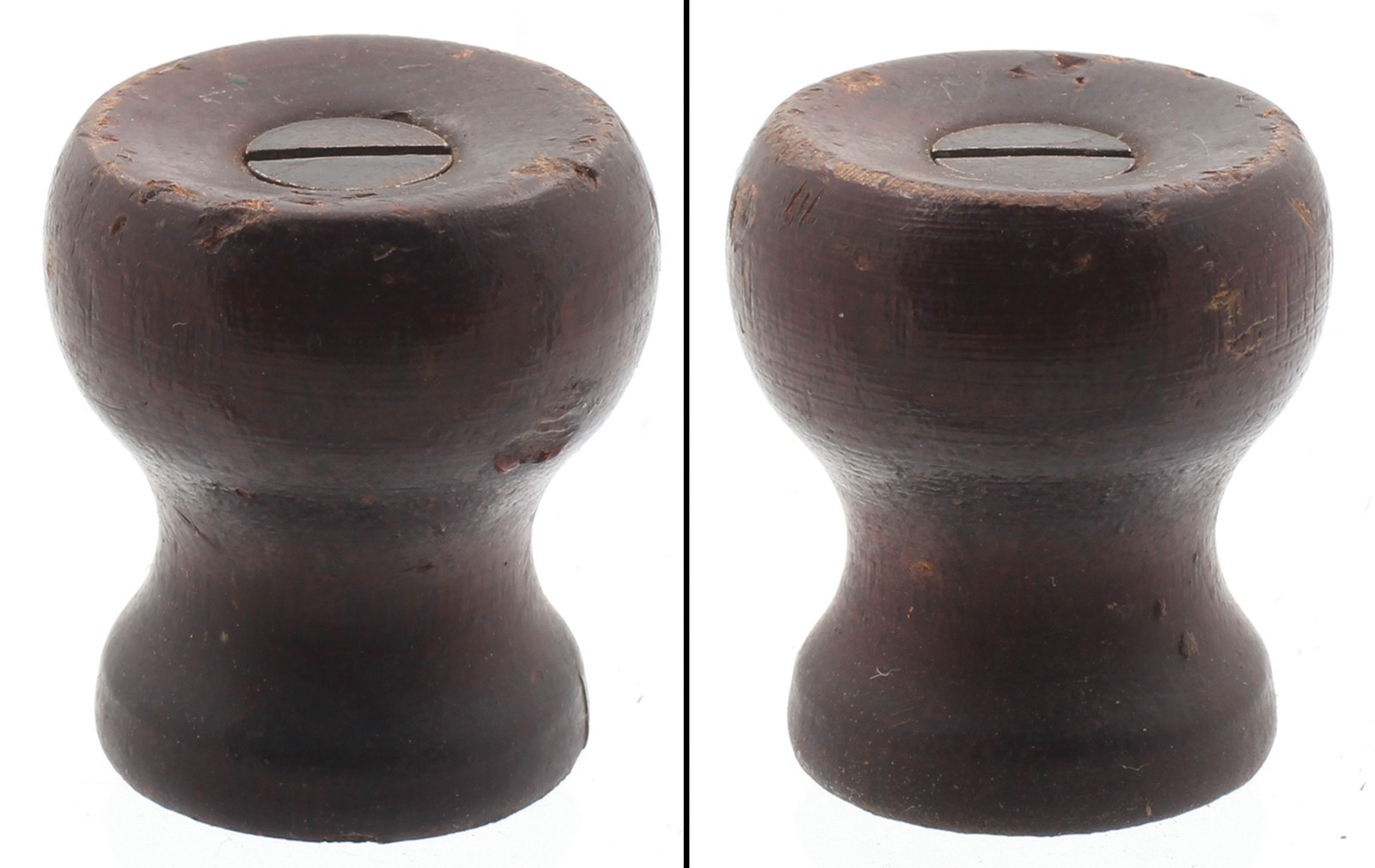 Orig. Stained Hardwood Front Knob for Sargent No. 217 Block Plane - mjdtoolparts