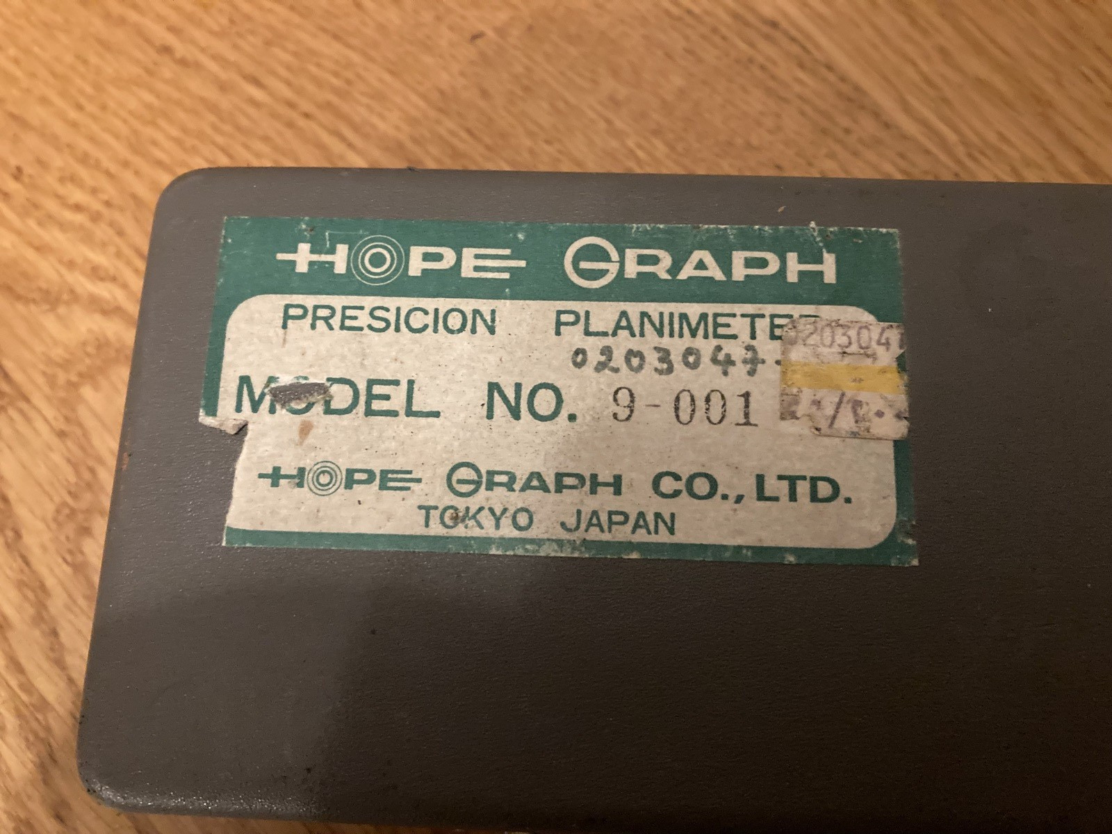 Planimeter Hope Graph Co Japan vintage in box