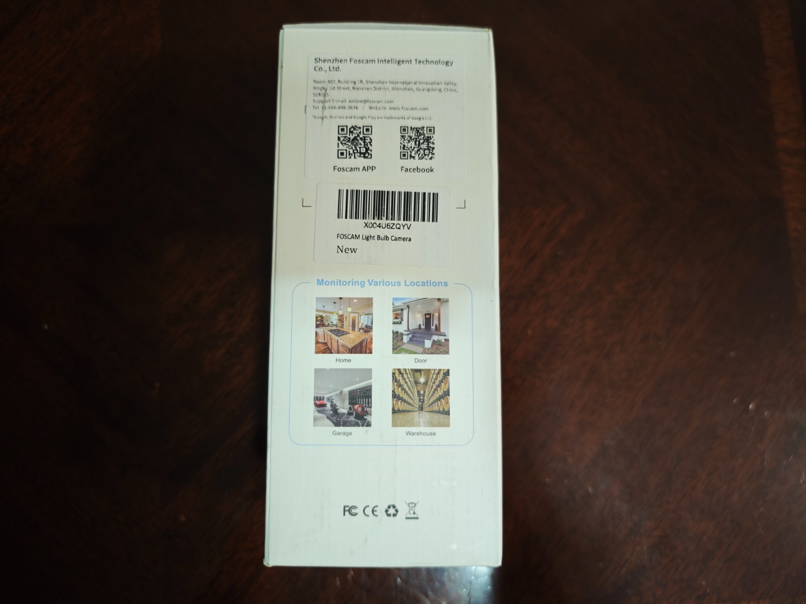 Foscam LB5 3K Light Bulb Camera 360° PTZ Auto Tracking LED Alexa Google