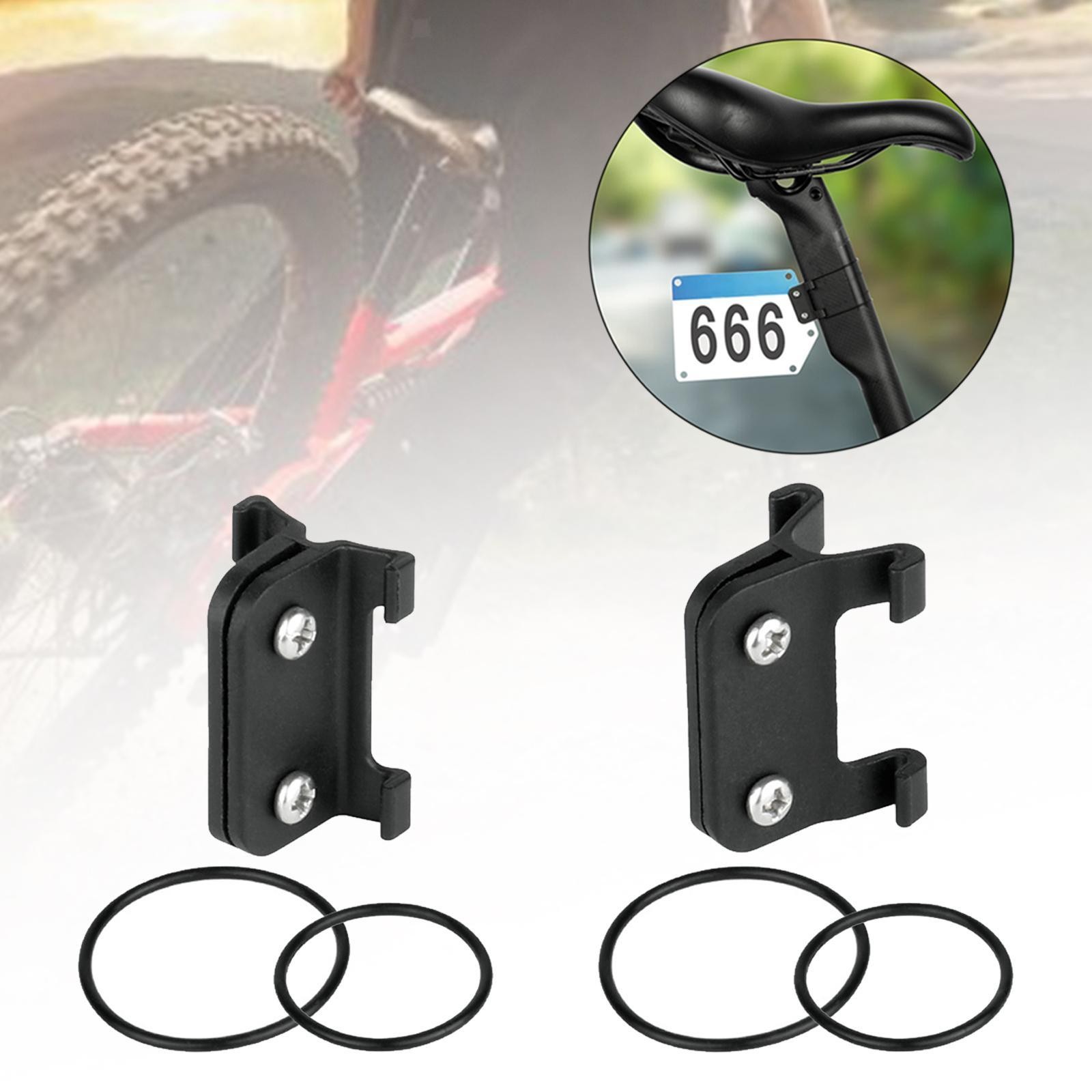 Bike Race Number Plate Mount Holder Seatpost for Road Bike Rear Rack Accessories