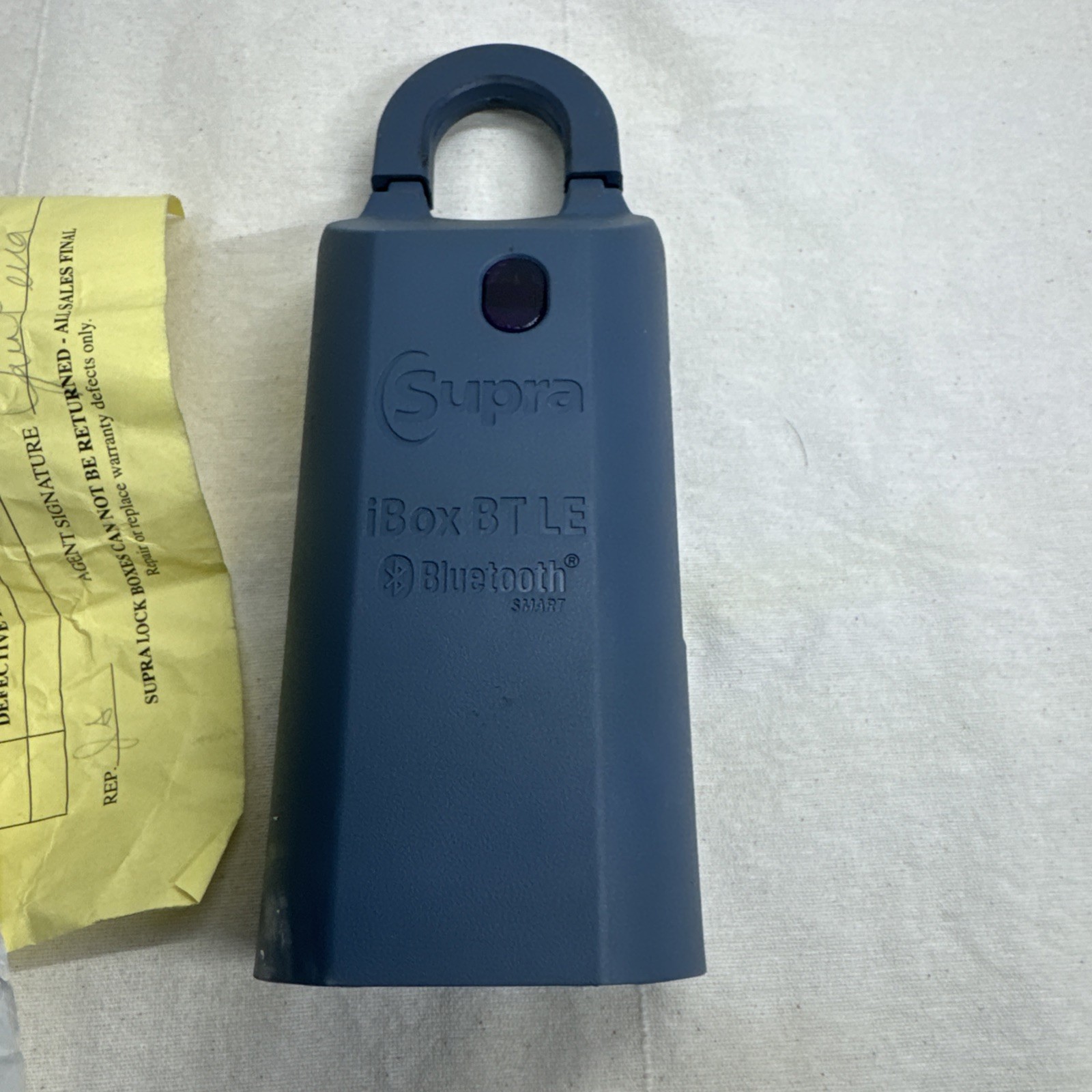 SUPRA iBox BT LE Bluetooth Smart LOCKBOX. Locked, No Code. Comes With Receipt