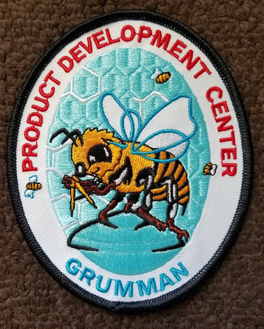 Northrop Grumman NASA PRODUCT DEVELOPMENT CENTER USAF NASA TEST FLIGHT PATCH