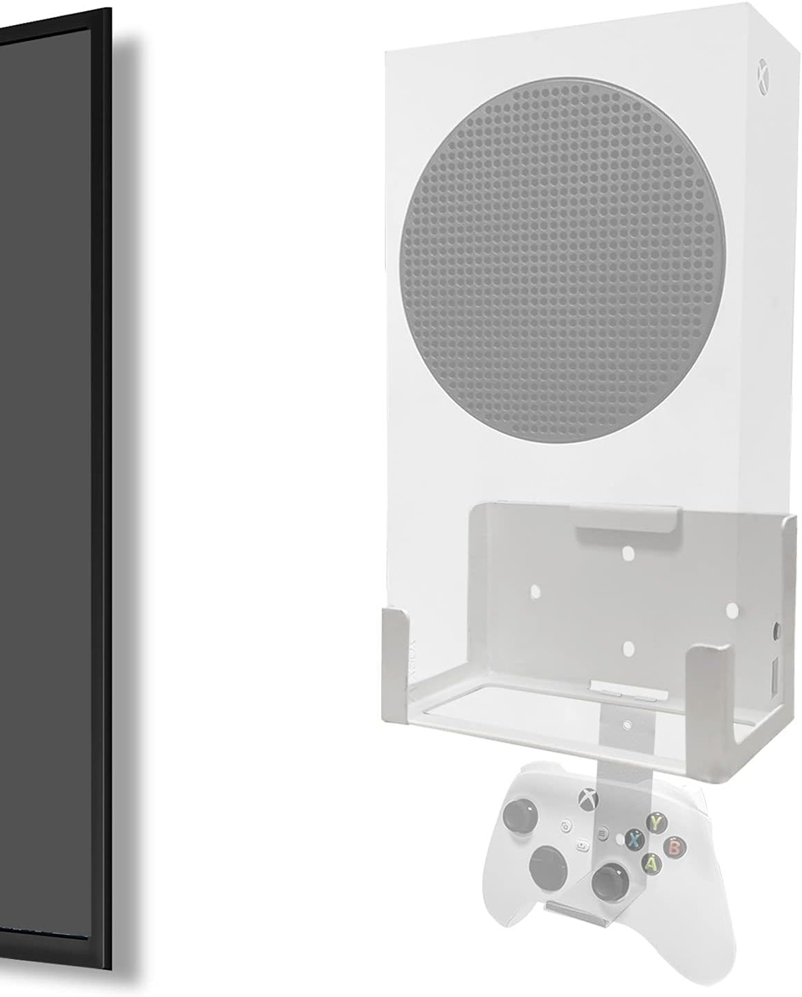 Wall Mount Bracket For Xbox Series S Console Accessories Behind TV Shelf