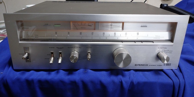 USED  PIONEER TX-8800 II FM/AM Vintage Stereo Tuner Silver Sound output verified