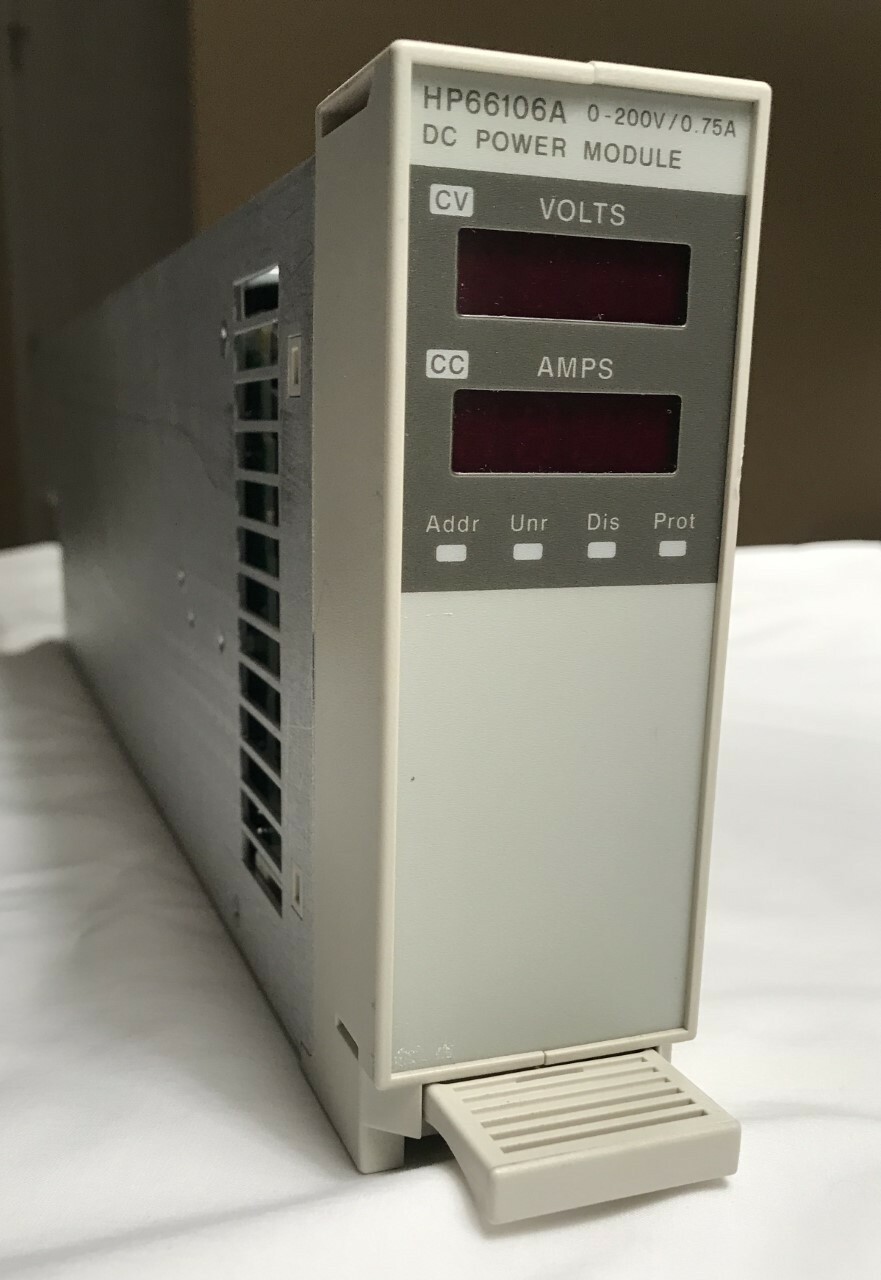 Hewlett Packard HP66106A DC Power Module 0-200V/.75A HP 