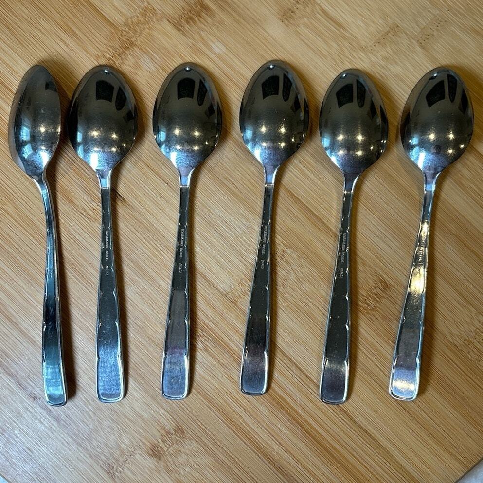 Vintage Stainless Flatware Japan Scalloped Edge Unknown Maker/Pattern 28 Pieces