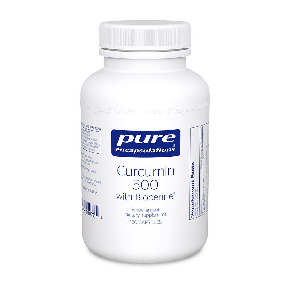 CURCUMIN 500 WITH BIOPERINE, 120/BOTTLE