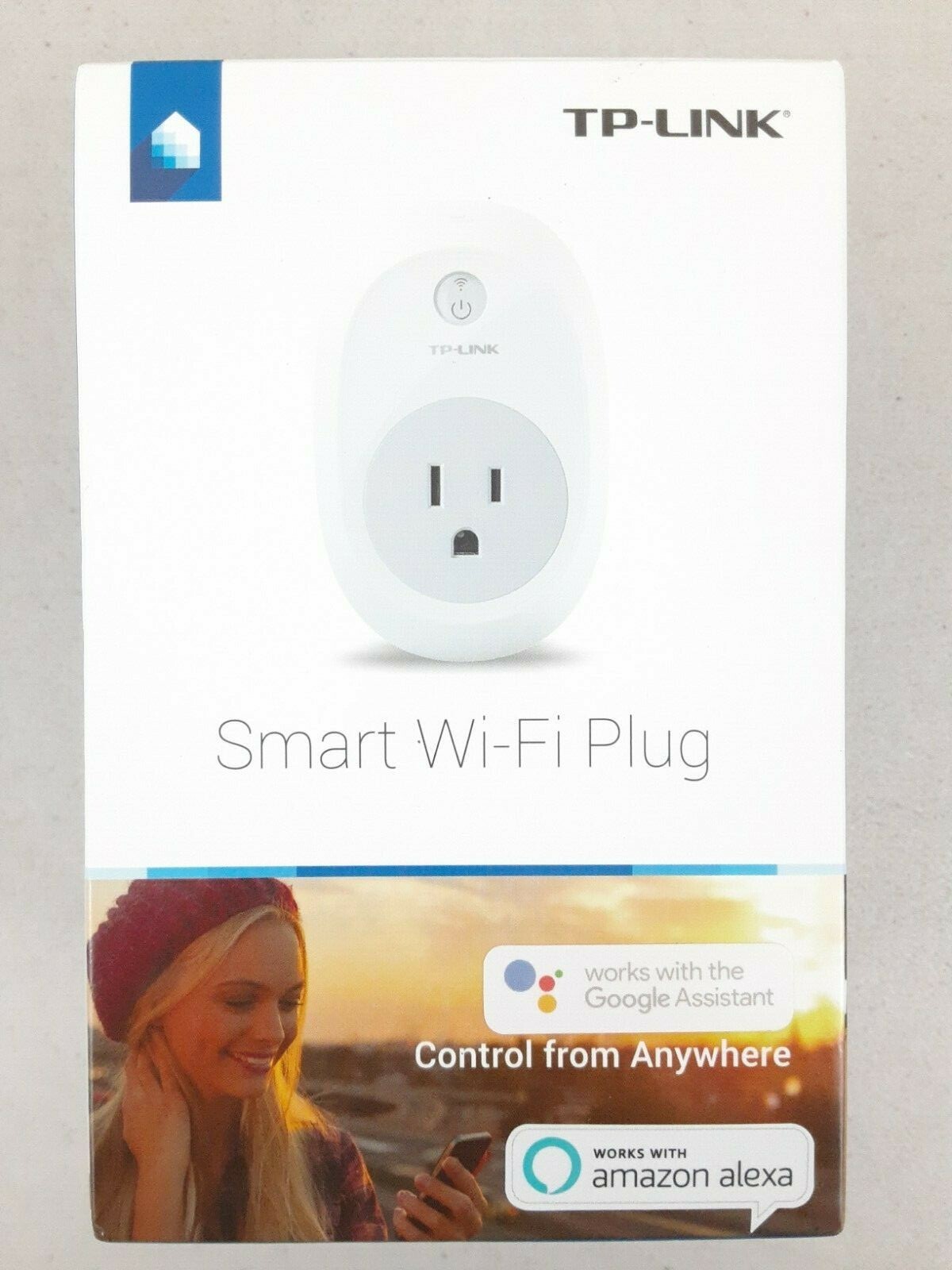 TP-Link HS10 Smart Wi-Fi Plug Remote Access works w/ Amazon Alexa Google