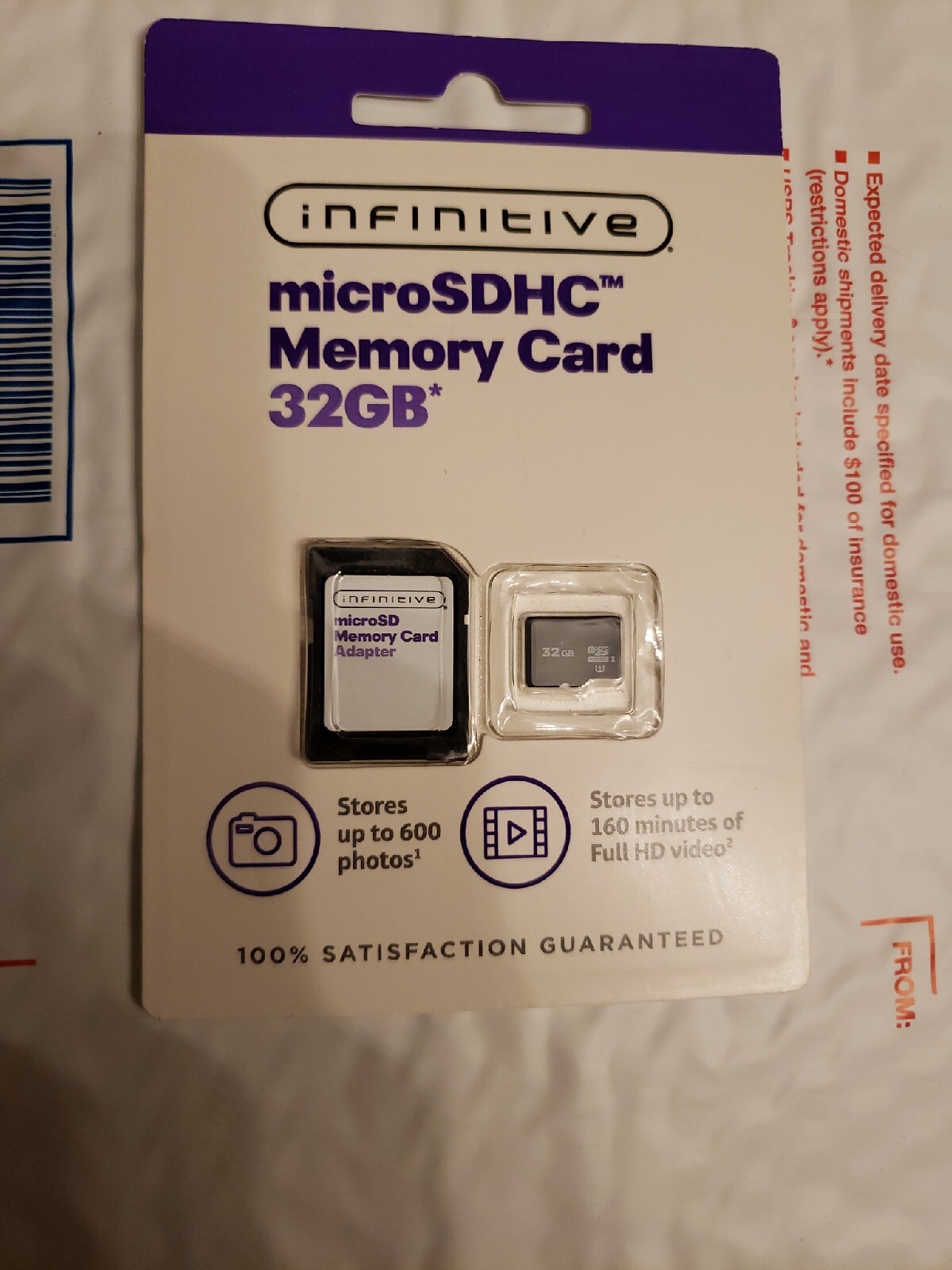 Infinitive MicroSDHC Memory Card 32GB Micro SDHC 32 GB 80-56-19288-032G NEW