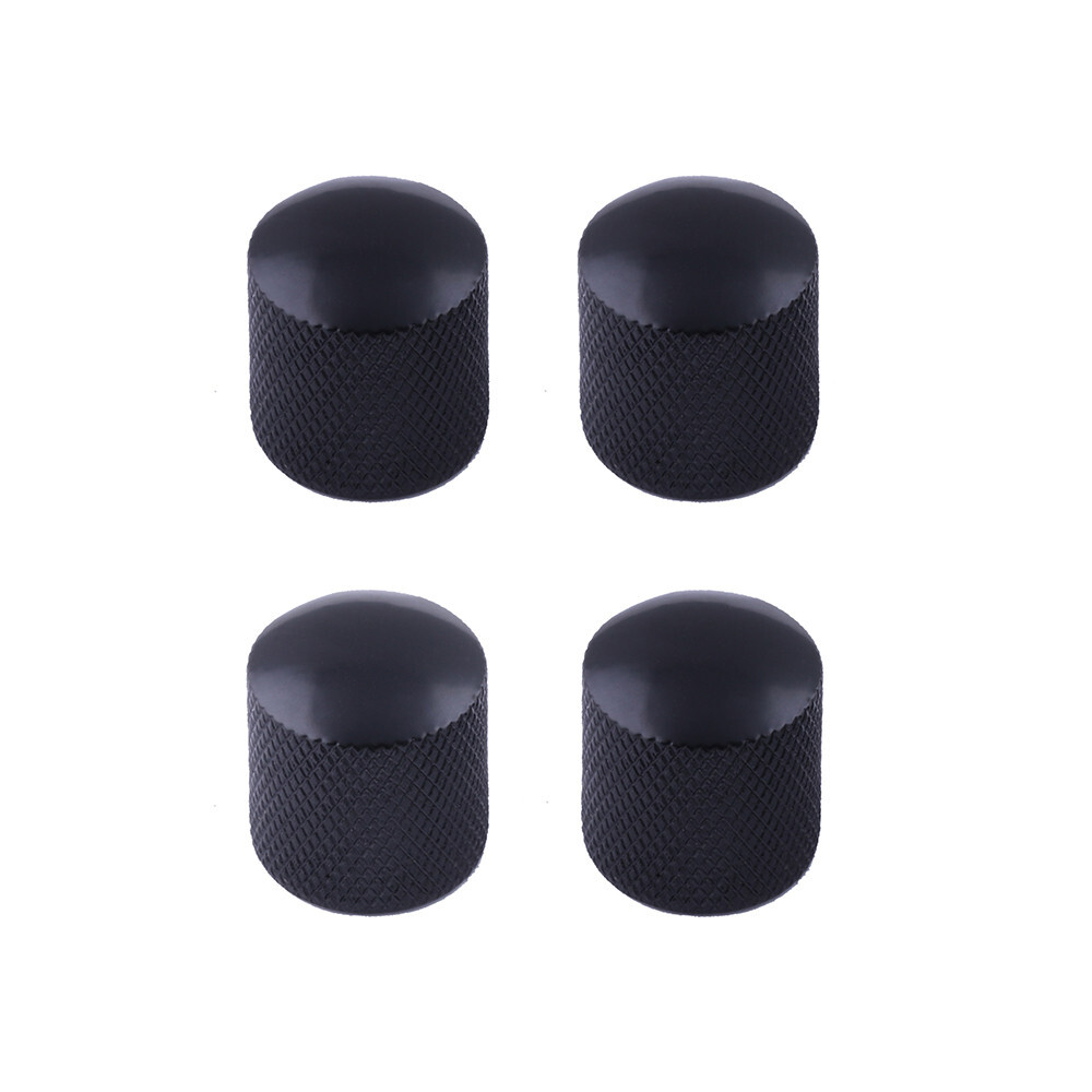 Guitar Speed Control Knobs Volume Tone Knobs for Fender Tele or Bass 4pcs Black
