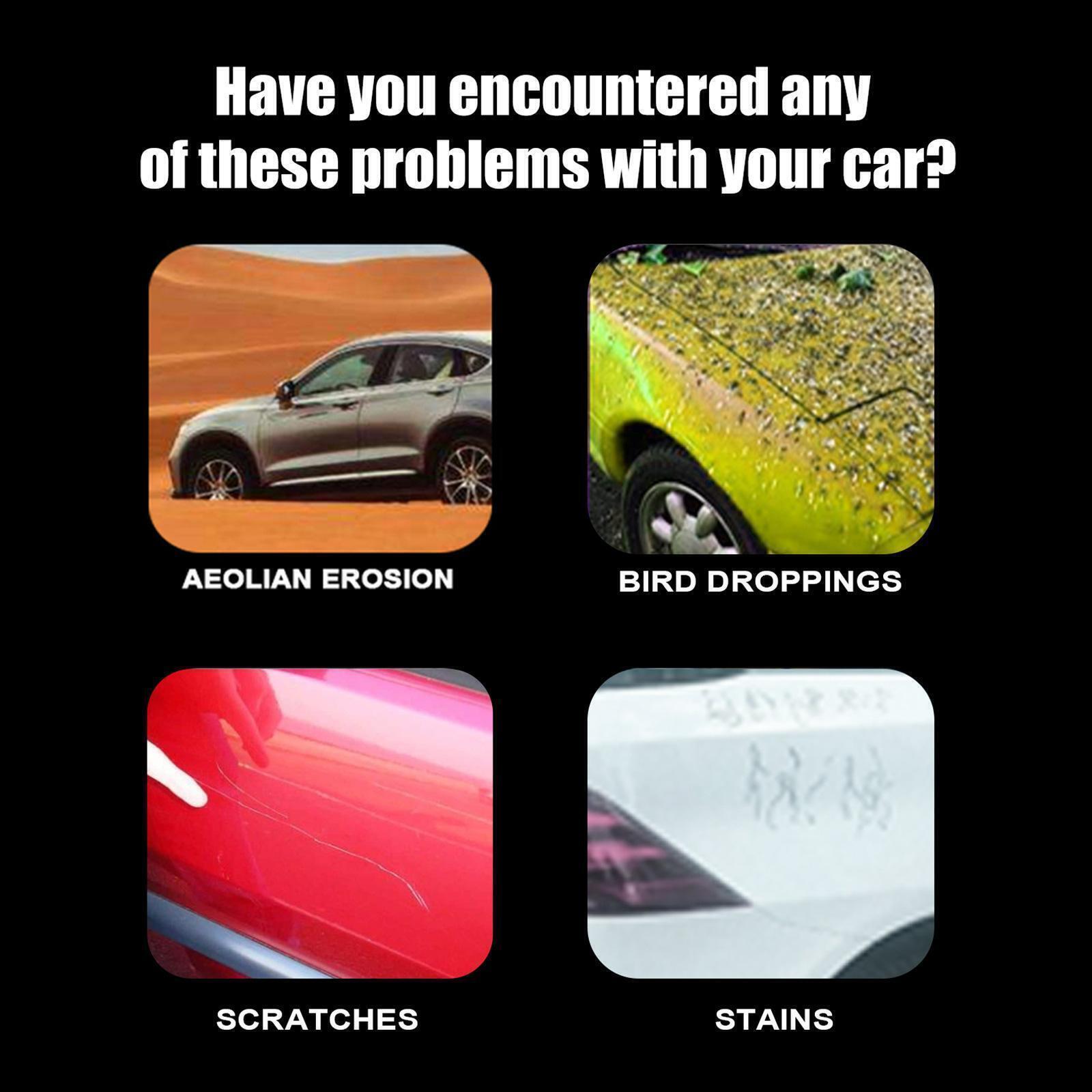 3 in 1 High Protection Quick Car Coat Ceramic Coating Spray Hydrophobic 300ML US