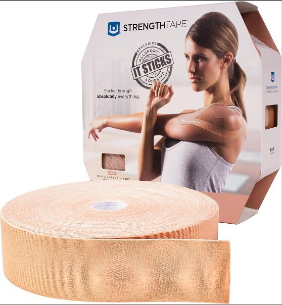 StrengthTape Kinesiology Tape 35M Roll - Beige