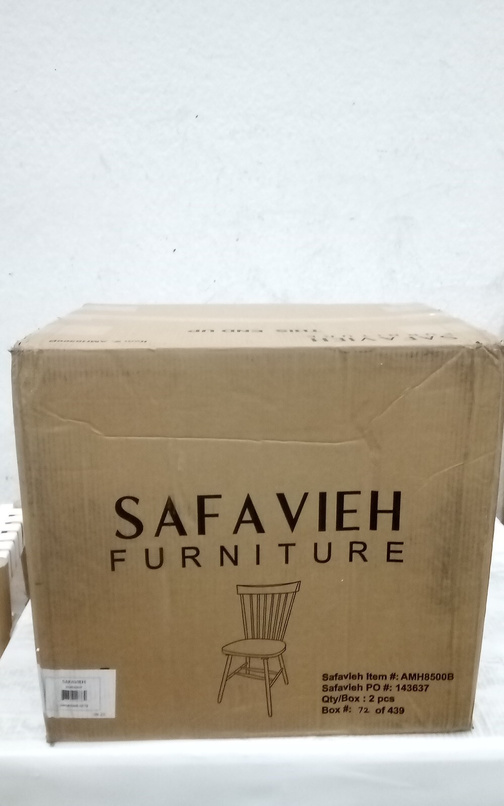 Safavieh PARKER SPINDEL SIDE CHAIR, Reduced Price 2172726257 AMH8500B