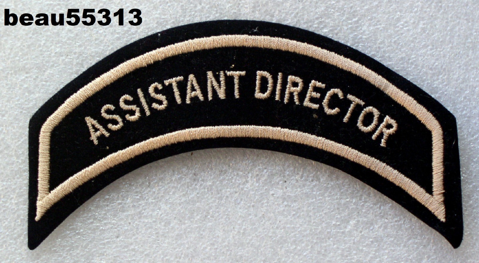 ⭐HARLEY DAVIDSON HOG "ASSISTANT DIRECTOR" CHAPTER OFFICERS HERITAGE TAN PATCH